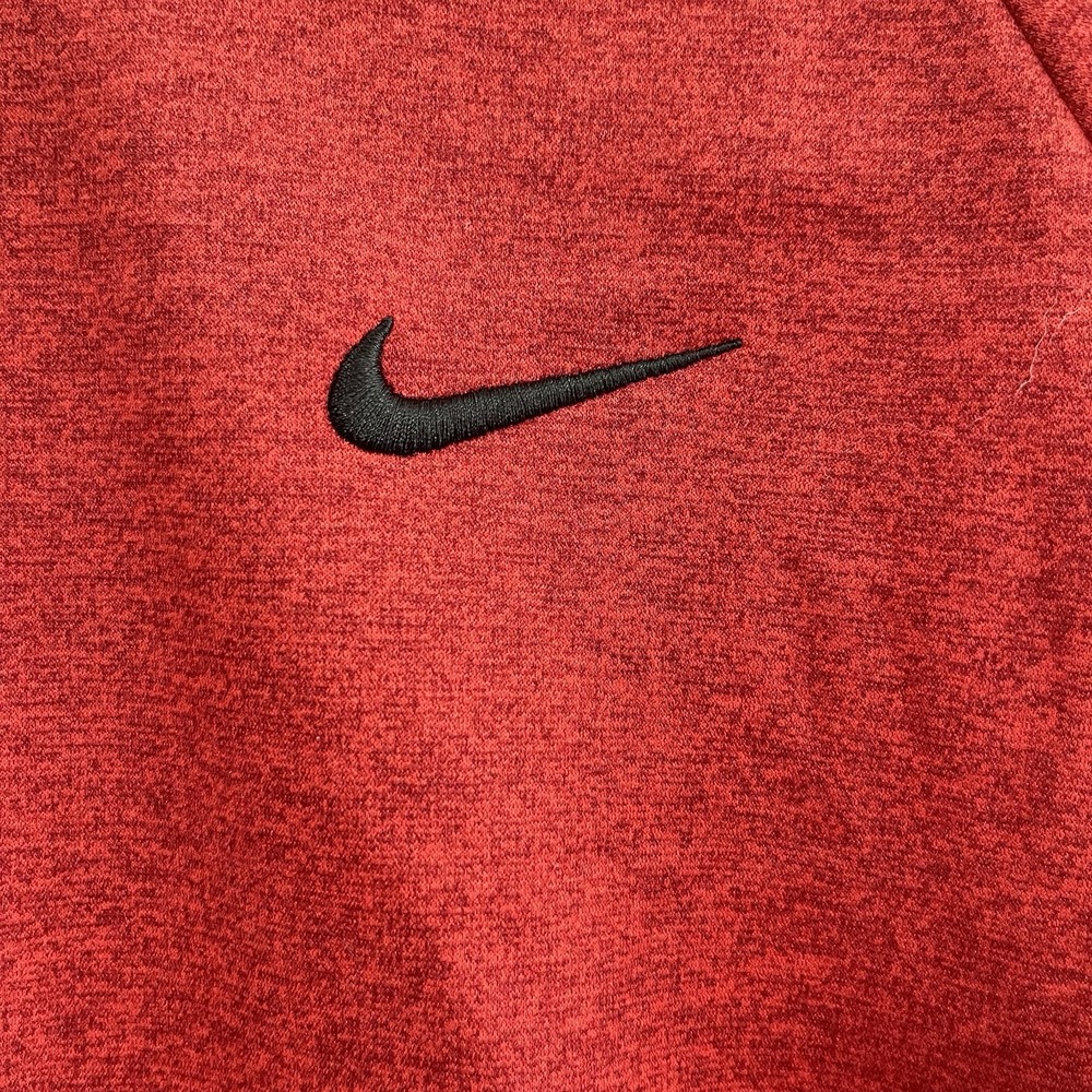 Nike Men's Therma-FIT Pullover Fitness Hoodie Red Heather DQ4834-677 Sz S - Picture 3 of 9